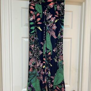 Like New Sandiva Tropical Floral Wide Leg Women's Pants Size S